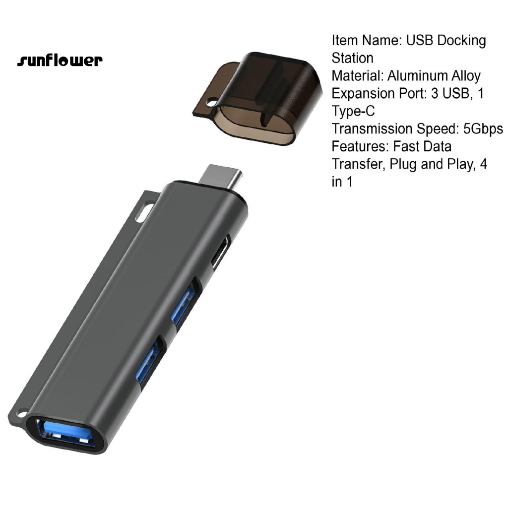 Trạm Sạc Laptop Bằng Hợp Kim Nhôm Cổng USB Type-C