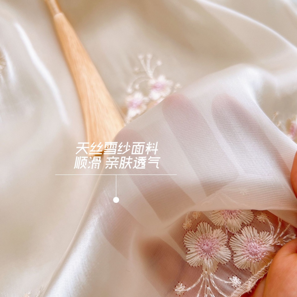 Đầm Sườn Xám Cách Tân Thêu Họa Tiết Đính Ngọc Trai Thời Trang Mùa Hè 2022 Cho Bé Gái