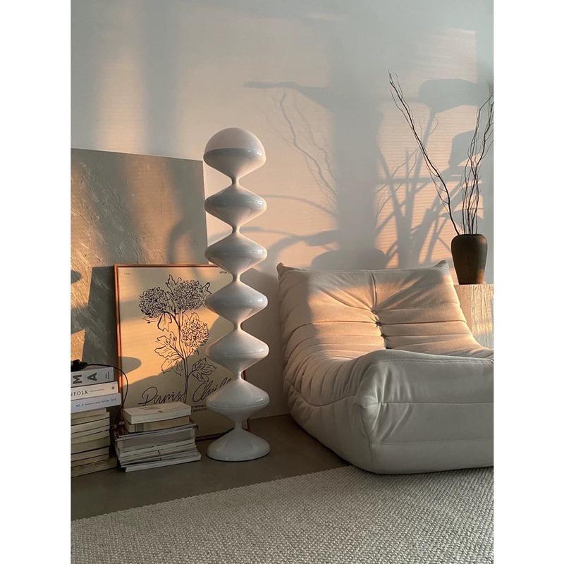 Đèn cây đứng đèn sàn sóng bầu cổ điển 3 màu ánh sáng Thanhshoptn