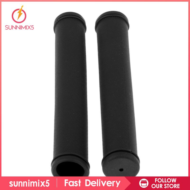 1 Cặp Vỏ Bọc Tay Lái Xe Đạp Bằng Cao Su Màu Xanh Dương