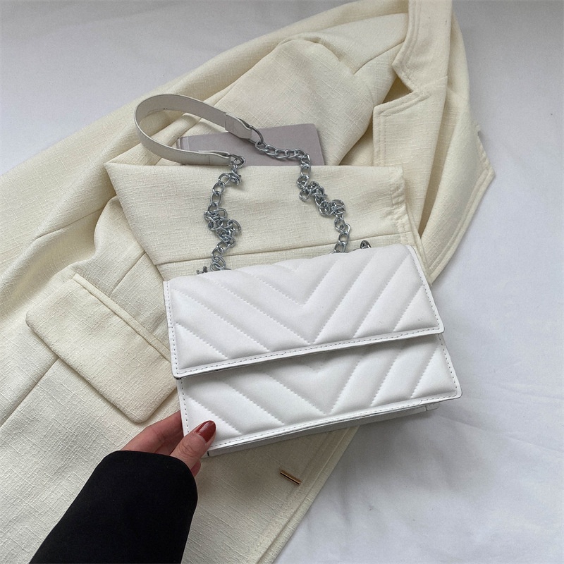 Túi Xách Đeo Vai Phối Dây Xích Thời Trang Mùa Xuân 2023 Dành Cho Nữ