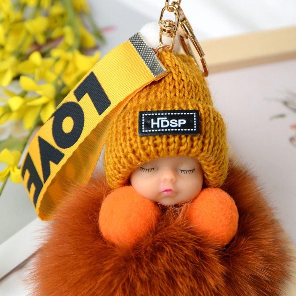 Móc Khóa Hình Thú Nhồi Bông Thời Trang