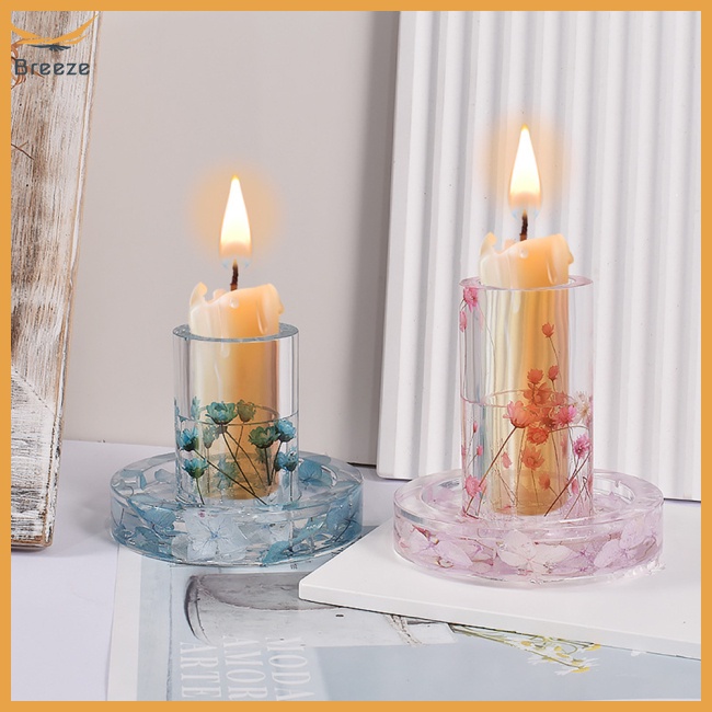 Khuôn Silicone 3 Kích Cỡ Làm Đế Nến Diy