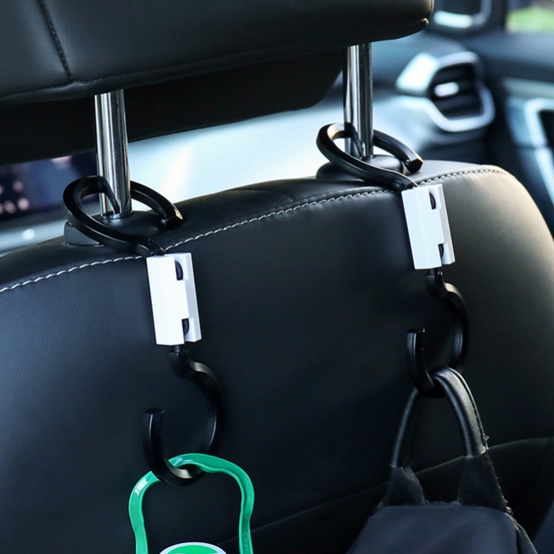 Set 2 Móc Treo Túi Mua Sắm Hình Chữ S Bằng ABS Có Thể Tháo Rời Tiện Dụng