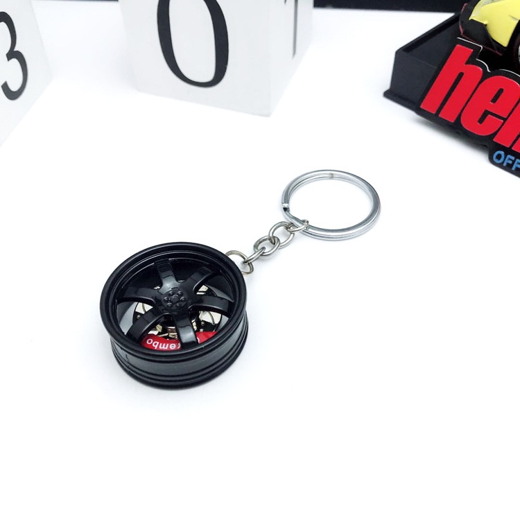 Mâm Bánh Xe Te37 Bằng Kim Loại Có Móc Khóa Trang Trí Xe Hơi