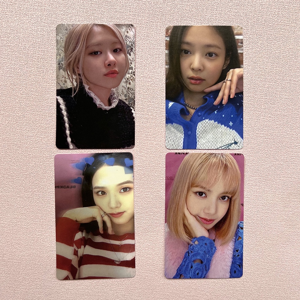 Bộ Thẻ Hình Nhóm Nhạc BLACKPINK Nhật Bản Xinh Xắn