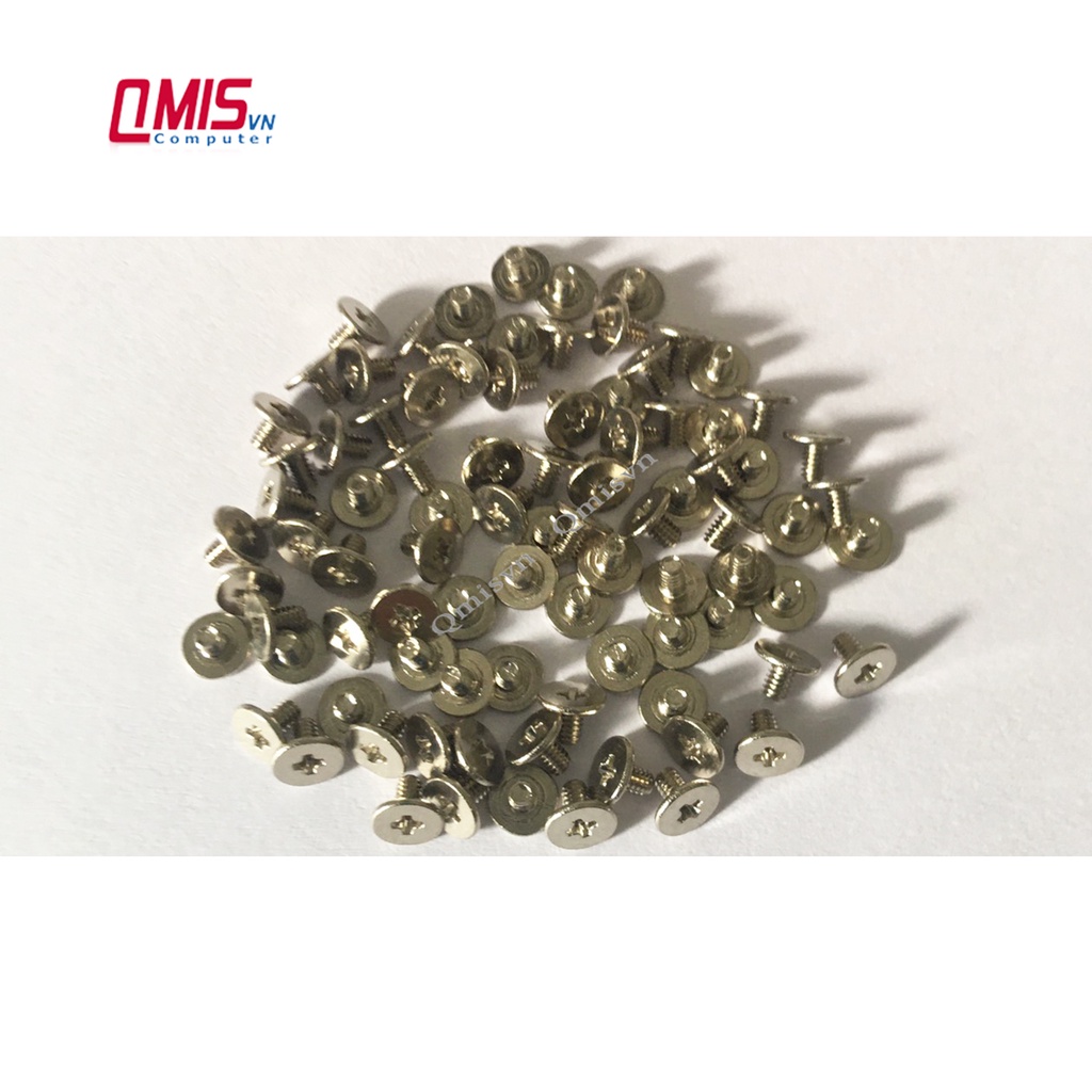 M2*3  Ốc vít laptop kim loại màu trắng dùng lắp đặt màn hình laptop, card wifi, SSD M2, Msata, NVME M2x3