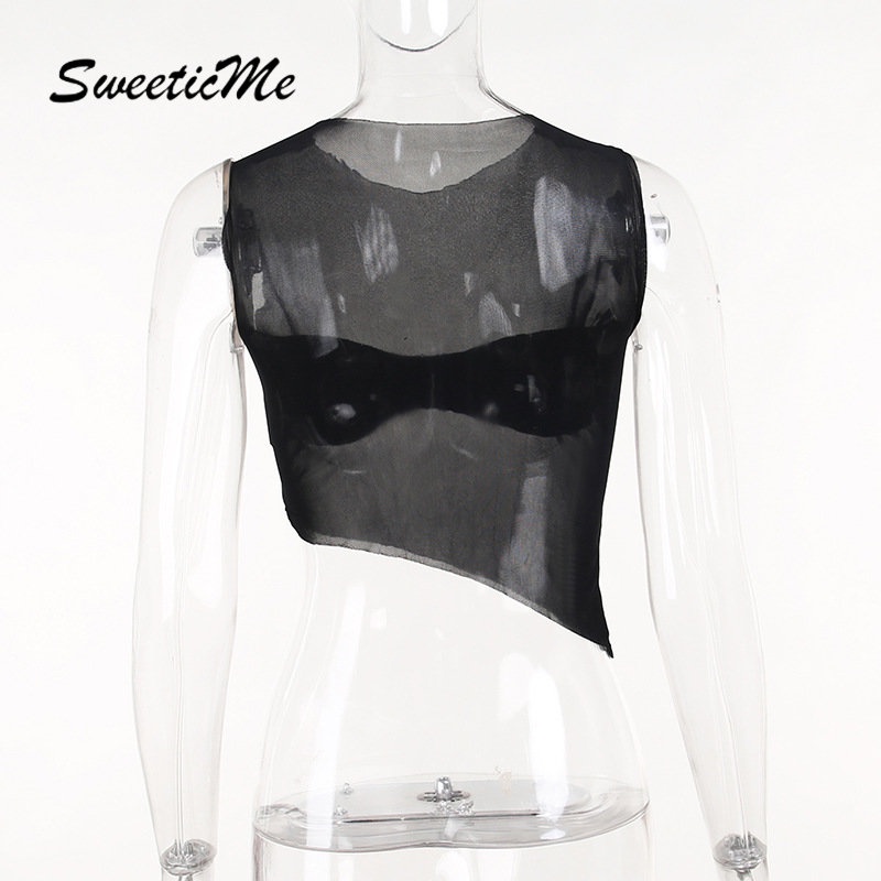 Áo Croptop Cổ Tròn Màu Trơn Dáng Ôm Thời Trang 2023 Cho Nữ