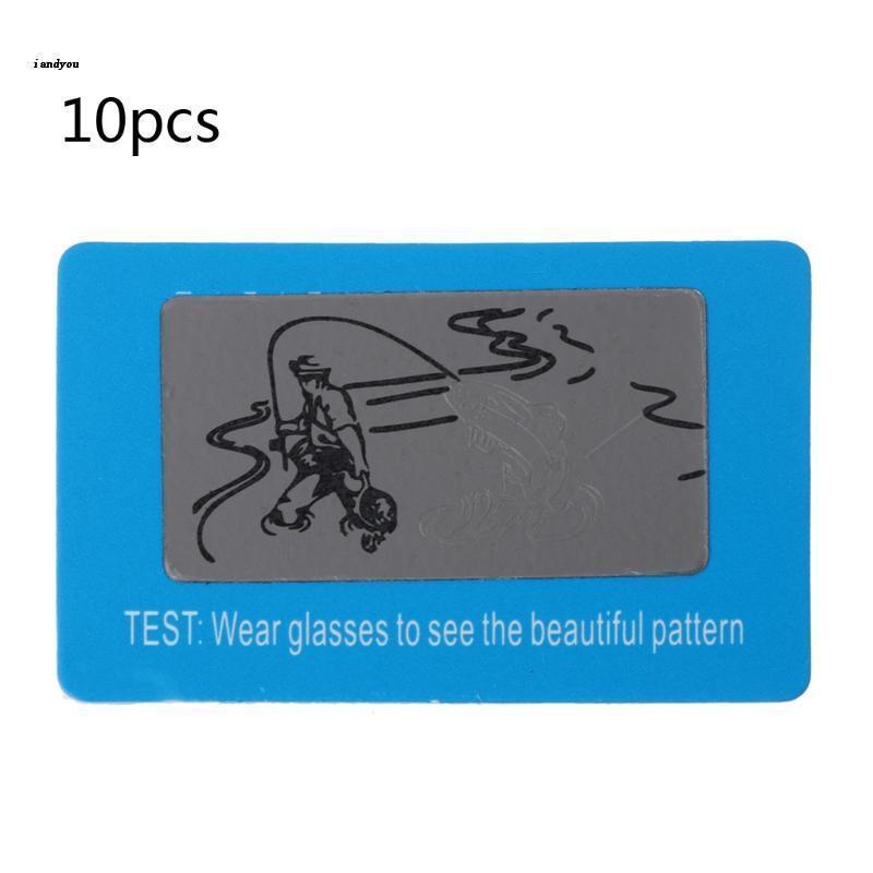 ✿ Set 10 Thẻ Kiểm Tra Kính Mát Phân Cực