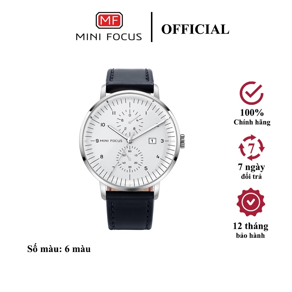 Đồng hồ nam nữ cao cấp MINI FOCUS MF0052G,mặt tròn chống nước, viền thép không gỉ