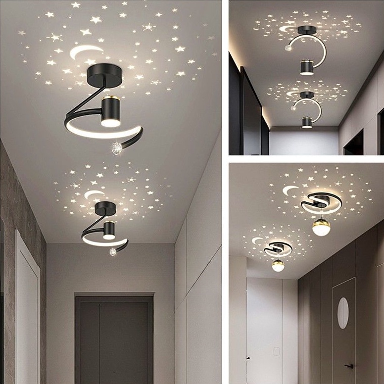 Đèn Chiếu Trần Nhà Ánh Sáng Trời Sao Phong Cách Scandinavian Tối Giản Hiện Đại Sáng Tạo