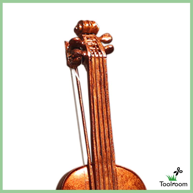 Đồ trang trí Nhạc Cụ Bằng Nhựa Resin Hiện Đại Có Đế Đỡ