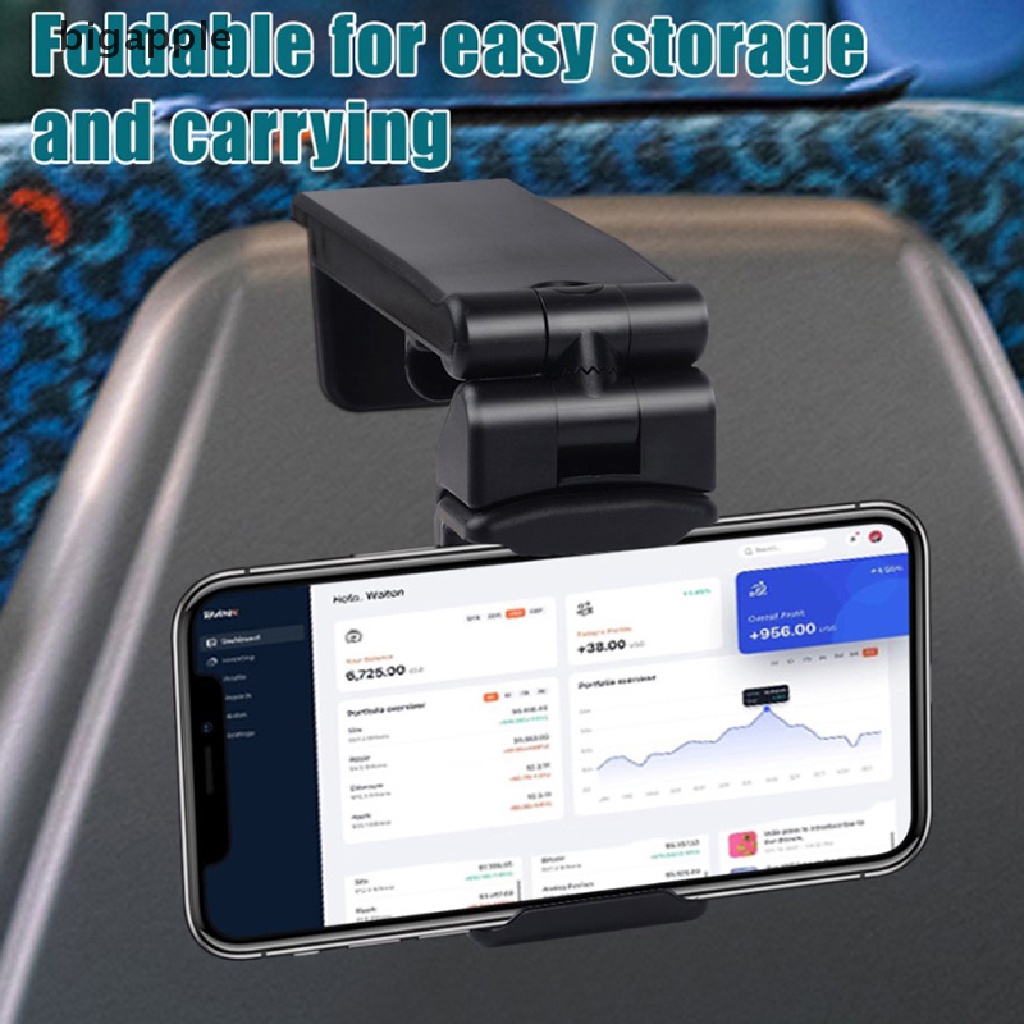 Giá Đỡ Điện Thoại Di Động Dạng Kẹp Có Thể Gập Lại Gắn Ghế Ngồi Xe Lửa RDG