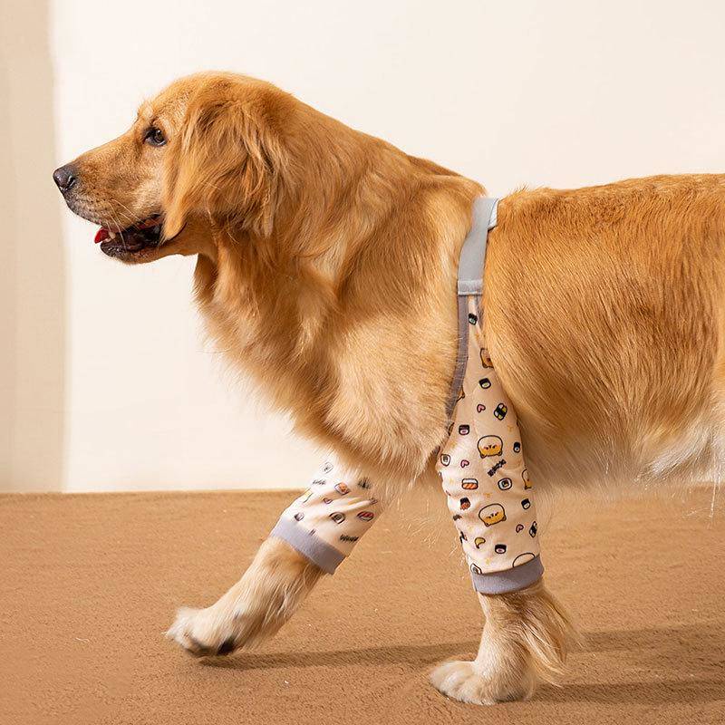 Pet Knee Pad Leg Pad Dog Joint Surgery Injury Protective Cover Golden Retriever Shiba Inu Medium-Siz