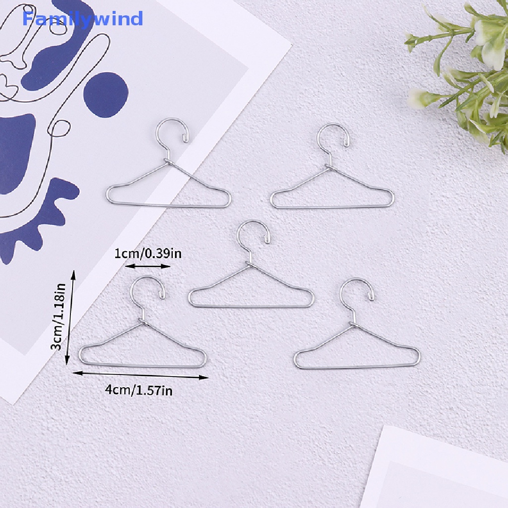 Set 5 Móc Treo Quần Áo Mini Dành Cho Búp Bê