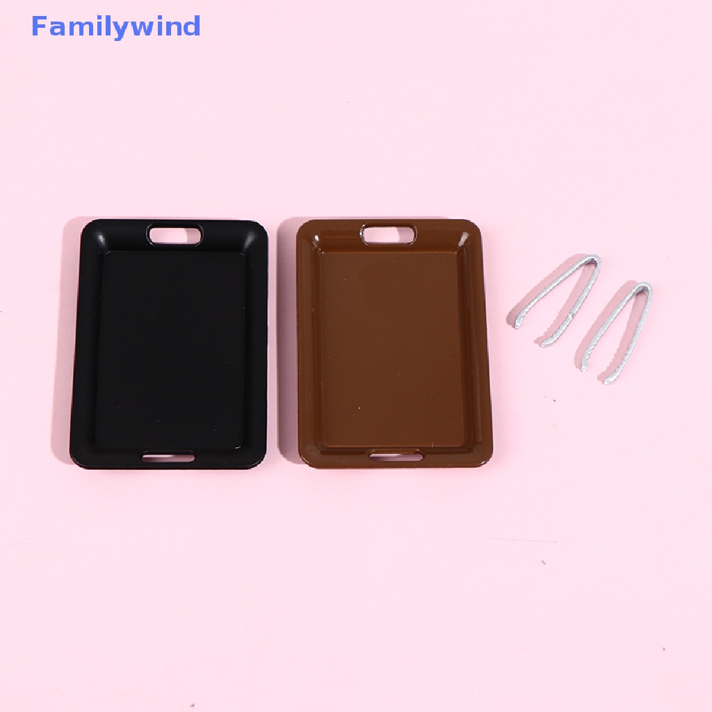 Khay Kim Loại Đựng Thức Ăn Tỉ Lệ 1 / 12 Trang Trí Nhà Búp Bê