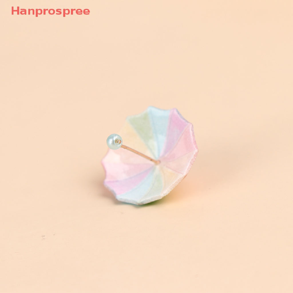 Bộ 5 Dù Mini Tỉ Lệ 1 / 12 Dùng Trang Trí Nhà Búp Bê