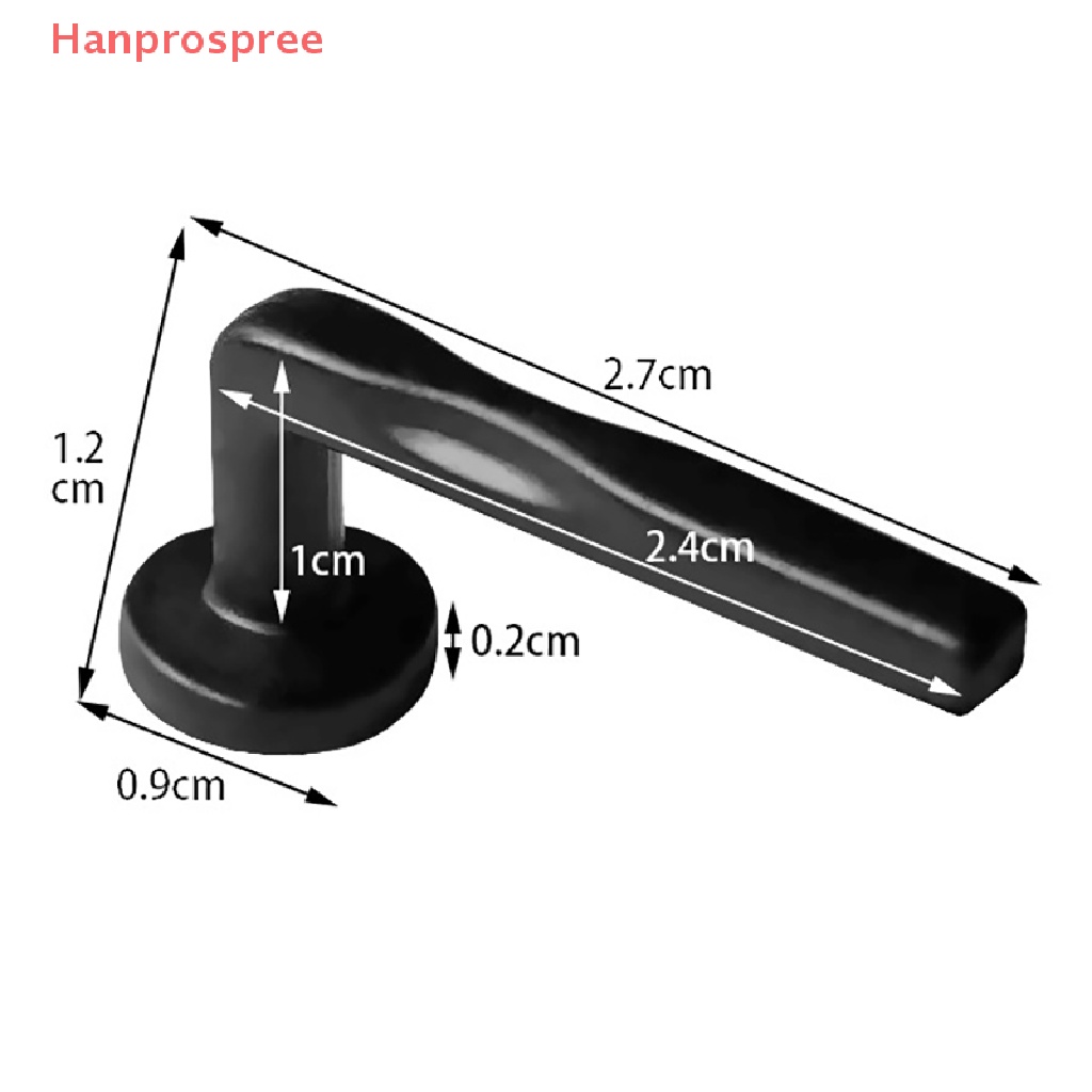 Bộ Tay Nắm Cửa Mini Cho Nhà Búp Bê ob11 Tỉ Lệ 1: 6