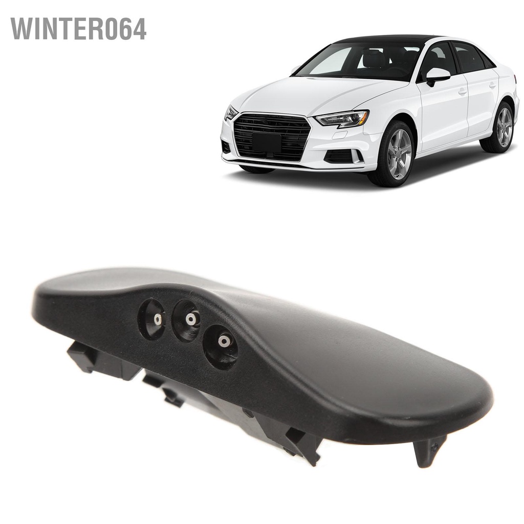 Winter064 Máy Giặt Kính Chắn Gió Vòi Phun Làm Nóng Loại Xịt Nhanh Màu Đen Phù Hợp Cho A3 A4 A5 A6 A7 A8 Q5 Q3 Q7