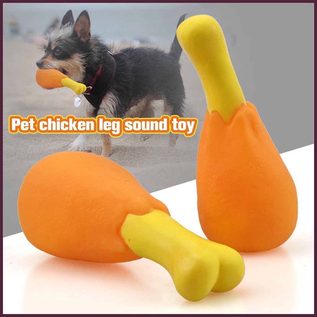 Bộ 4 Đồ Chơi Nhai Gặm Hình Đùi Gà Cho Thú Cưng