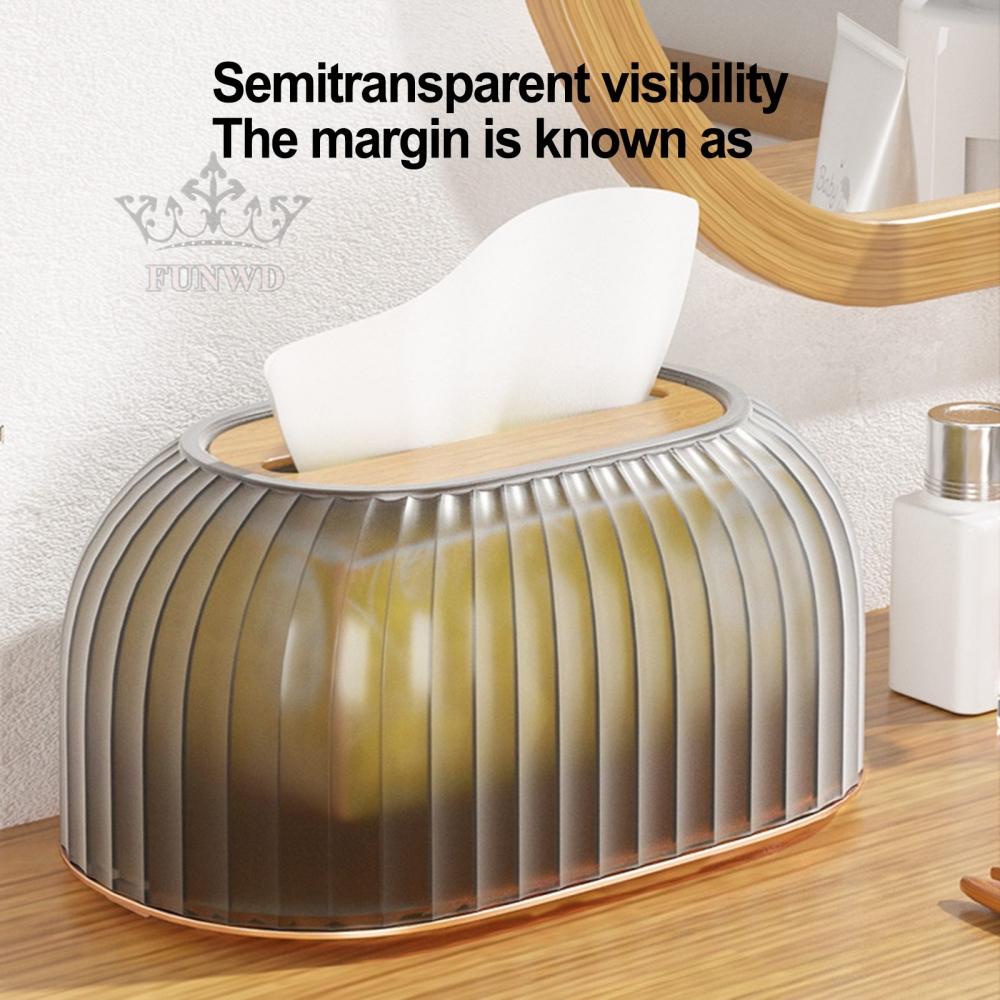【FUNWD】Tissue Holder Tissues 22.5x13.6x10.7CM Bathroom Commercial Dining Table