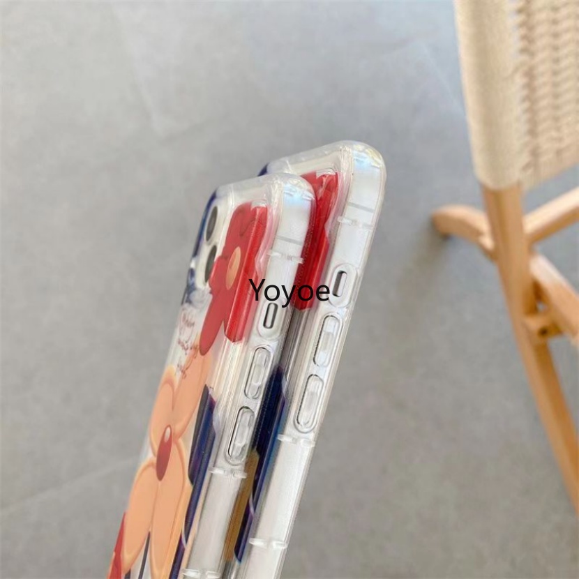 Ốp Điện Thoại Silicon Mềm Đen Họa Tiết Hoa Chống Sốc Cho iPhone 14 13 12 11 Pro Max X XR XS 7 8 Plus SE