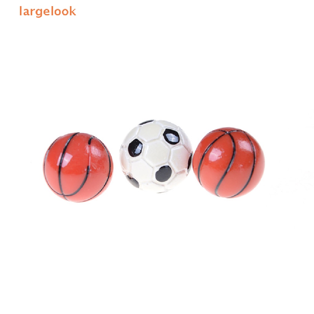 Quả Bóng Đá / Bóng Rổ Mini Tỉ Lệ 1: 6 / 1: 12 Trang Trí Nhà Búp Bê