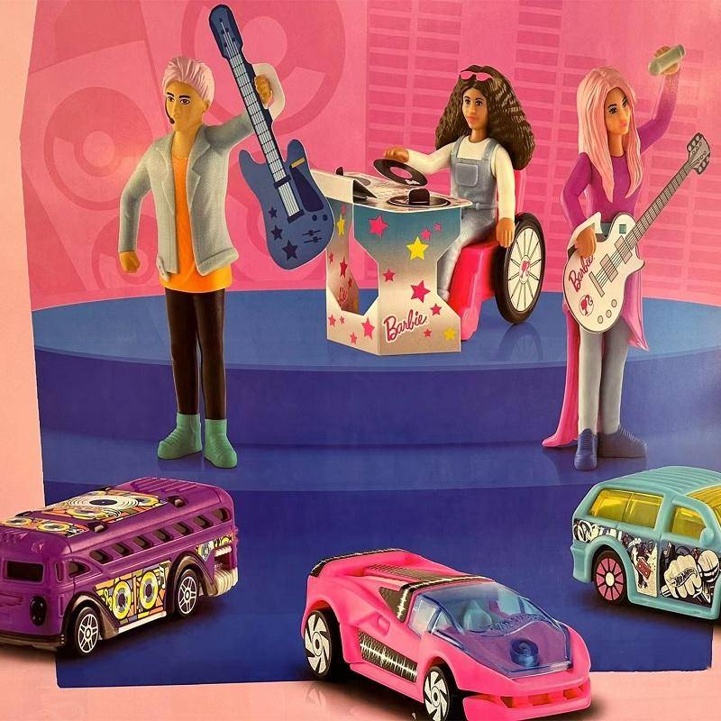 HOT WHEELS Búp Bê Barbie 2023 Bánh Xe Nóng Và Đồ Chơi Mcdonald 'S April