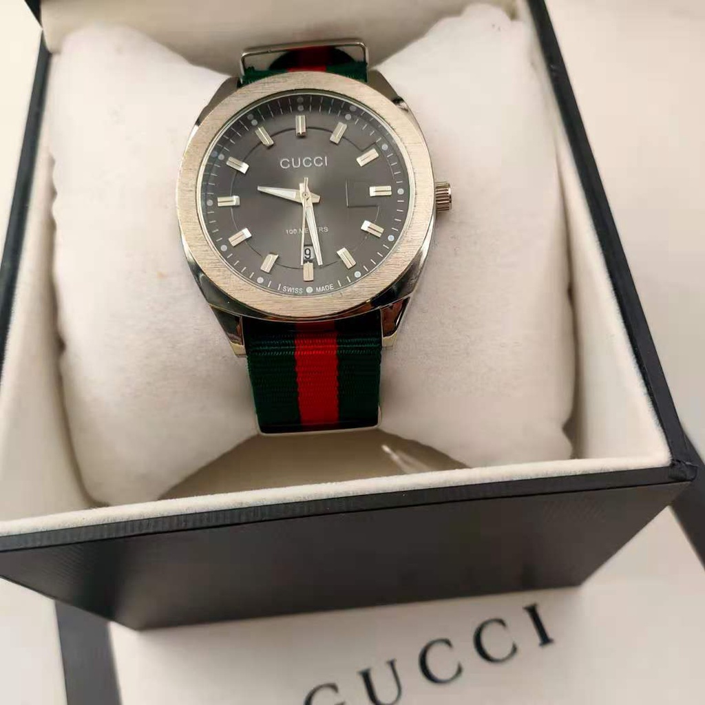 Đồng Hồ Quartz GG03 Hiển Thị Ngày Với Dây Đeo Nylon Thời Trang