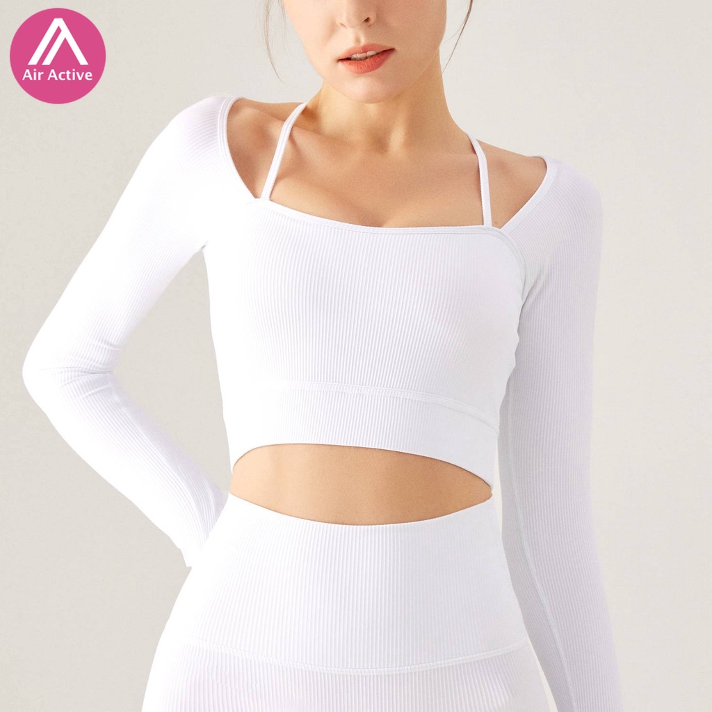 Áo Thun Thể Thao Yoga Tay Dài Nhanh Khô