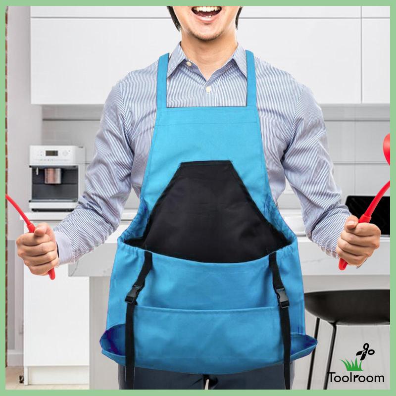 Tạp Dề Làm Vườn Có Túi Tháo Gỡ Nhanh