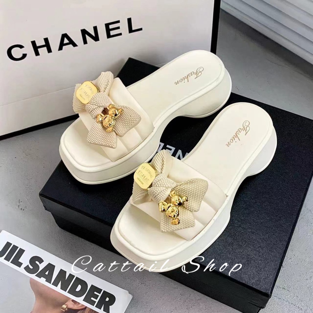 DISHULAN dép nữ dép bánh mì nữ dép bánh mì nữ Chống Trượt 040603