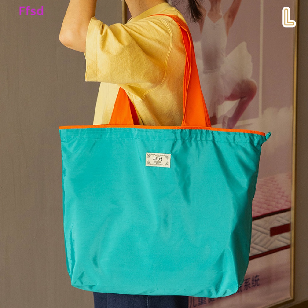 1 Túi Đựng Đồ Mua Sắm Dạng Dây Rút Thân Thiện Với Môi Trường Có Thể Tái Sử Dụng Cho Nữ