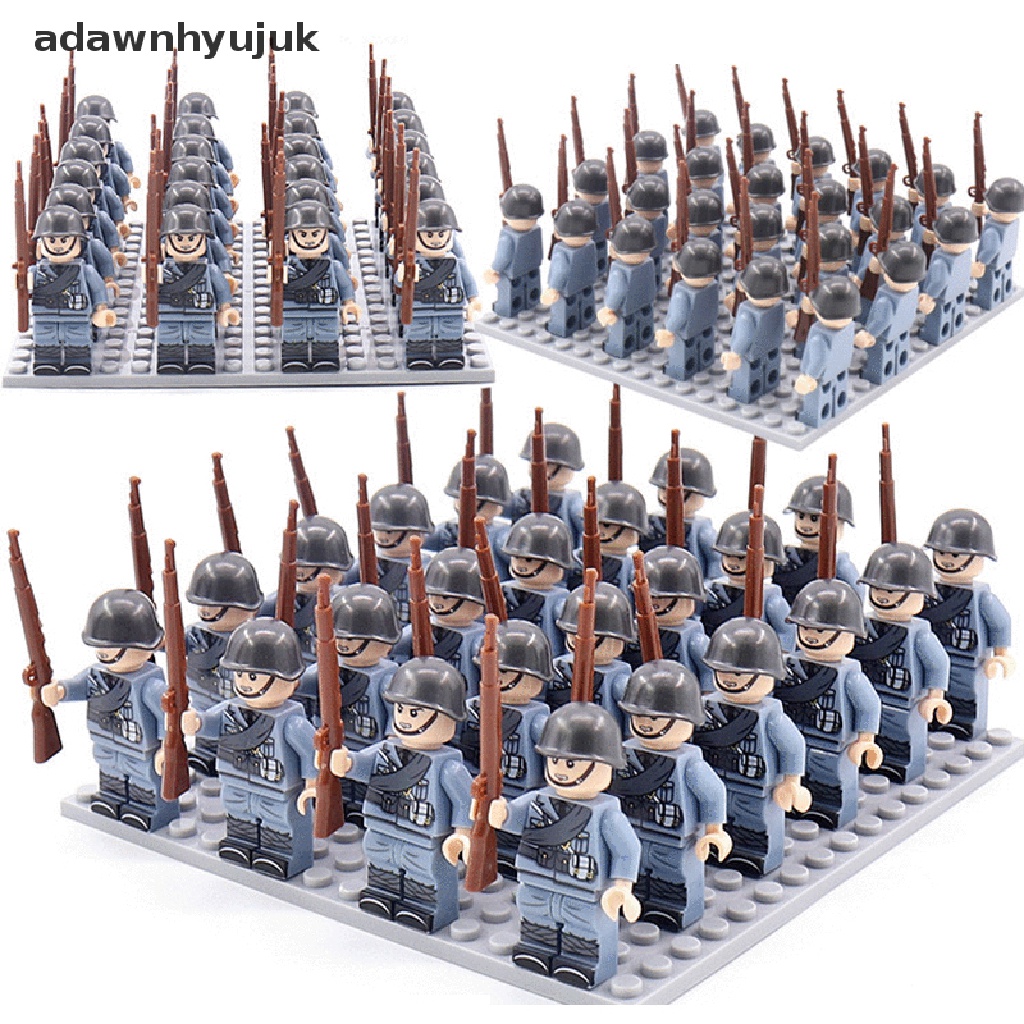 Mô Hình Lắp Ráp Quân Đội Đức Liên Xô US UK China Soldiers VN