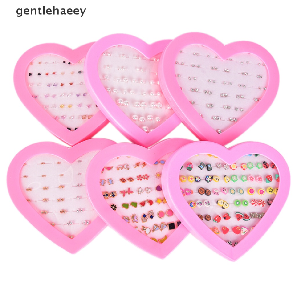 Đôi Khuyên Tai Đất Sét Hình Hoa Quả Thủ Công Phong Cách Hỗn Hợp Dành Cho Trẻ Em EN