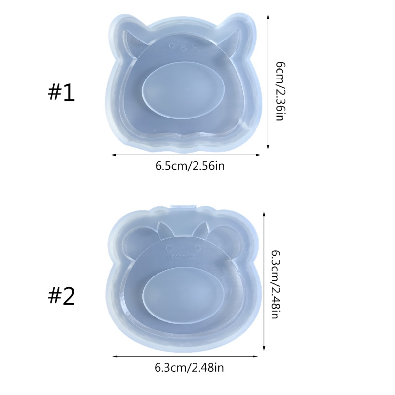 Khuôn Silicone Làm Khung Ảnh Hình Quái Vật Nhỏ DIY Để Bàn Trang Trí