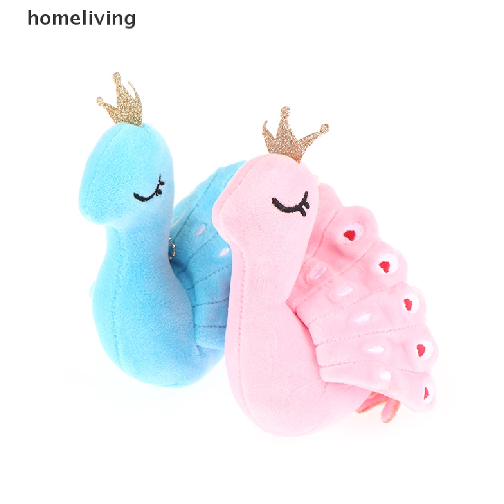 Móc Khóa Hình Con Công Hoạt Hình Nhồi Bông Đáng Yêu