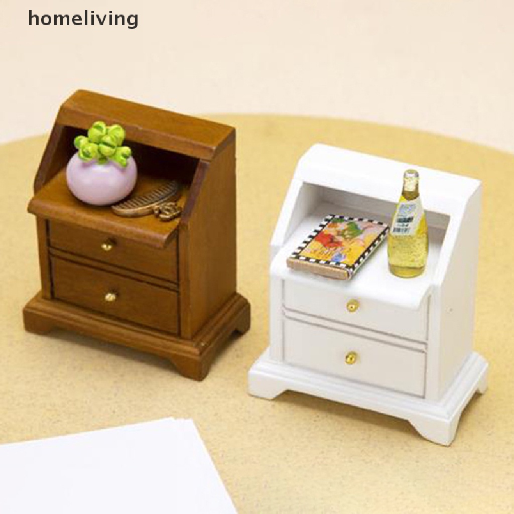 Mô Hình Ngăn Kéo Tủ Để Bàn Tỷ Lệ 1 / 12 Độc Đáo Trang Trí Nhà Búp Bê DIY