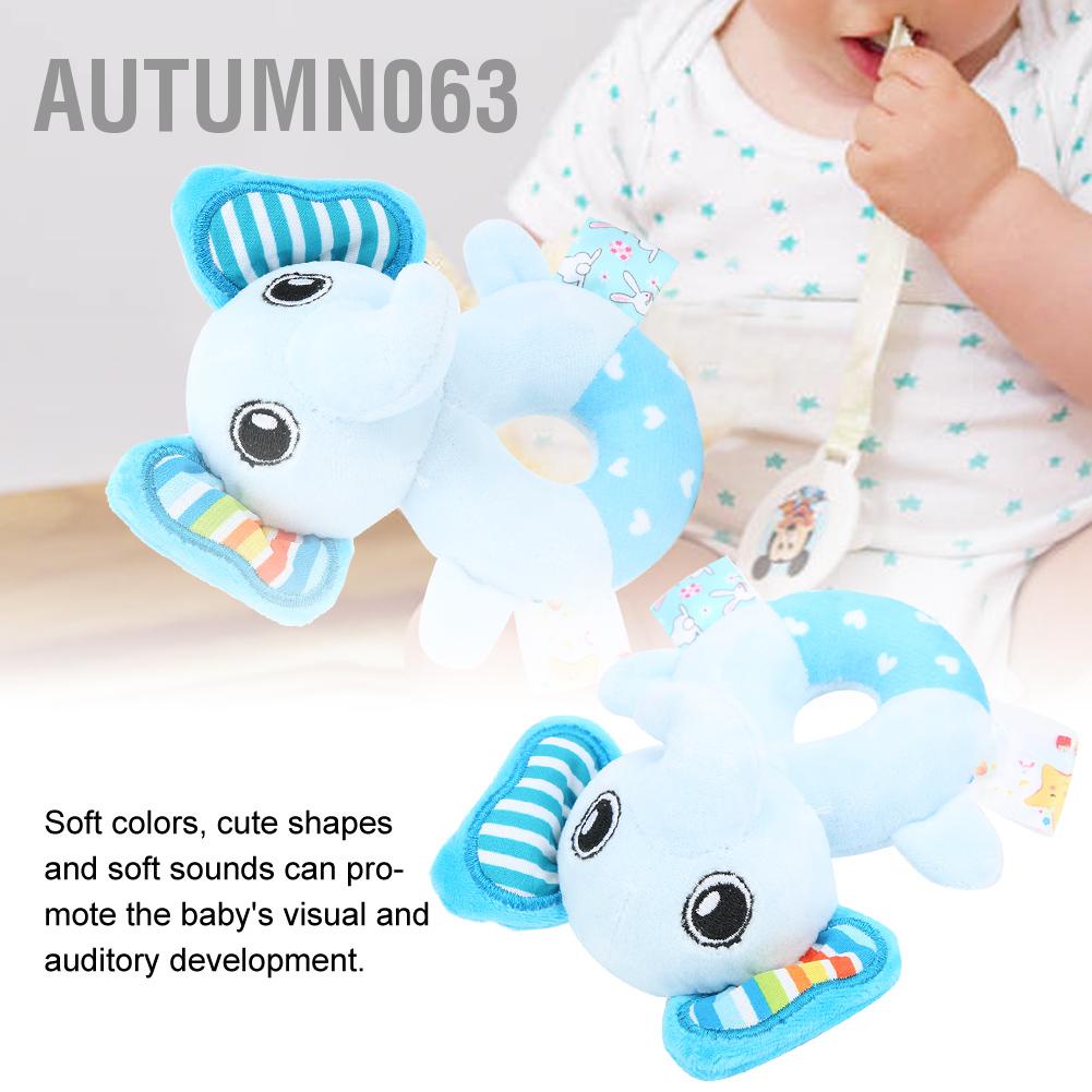 Autumn063 Hand‑Crank Đồ chơi sang trọng Giáo dục xếp hình lục lạc cho trẻ mới biết đi Quà tặng em dễ chịu