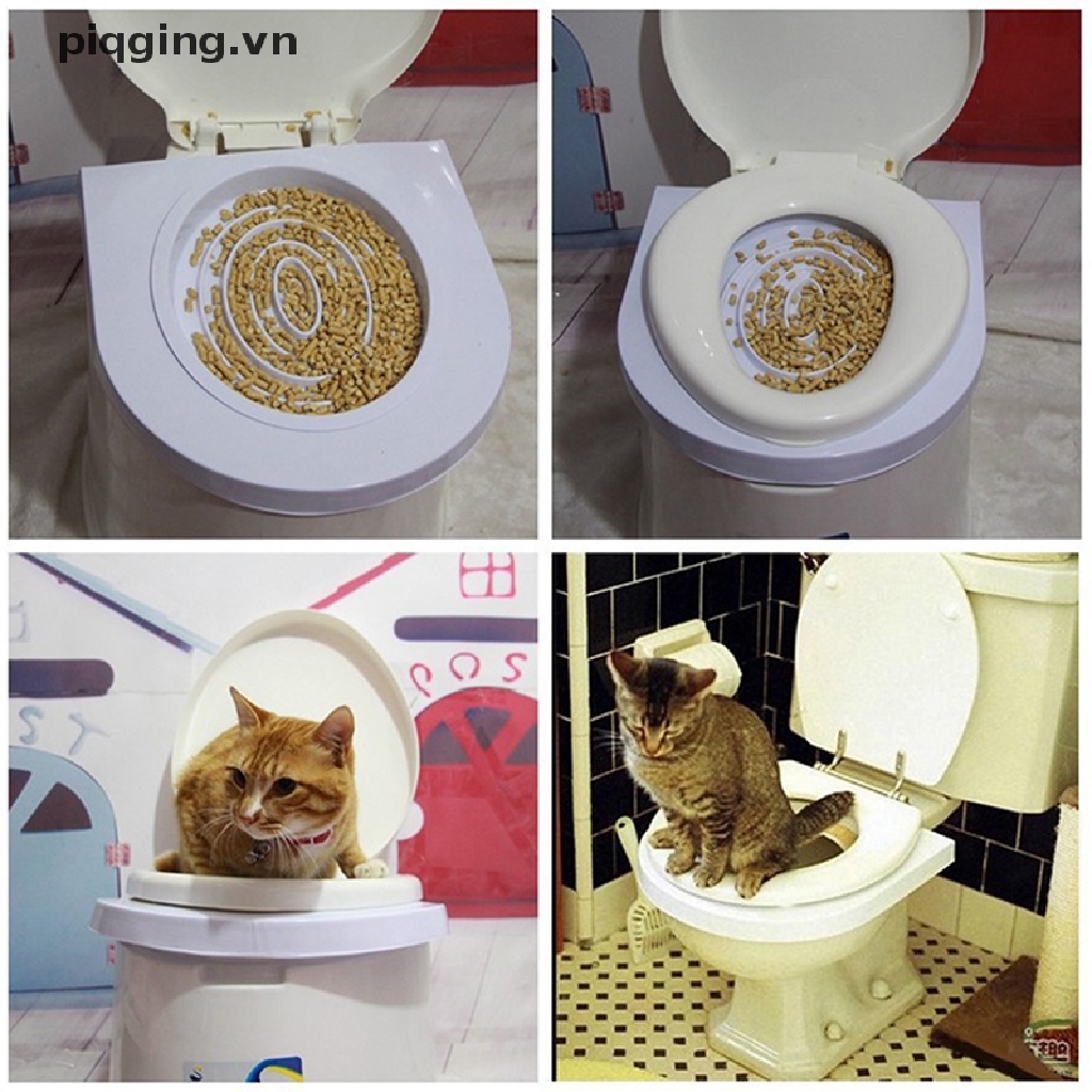 Bộ Dụng Cụ Huấn Luyện Đi Vệ Sinh Cho Mèo