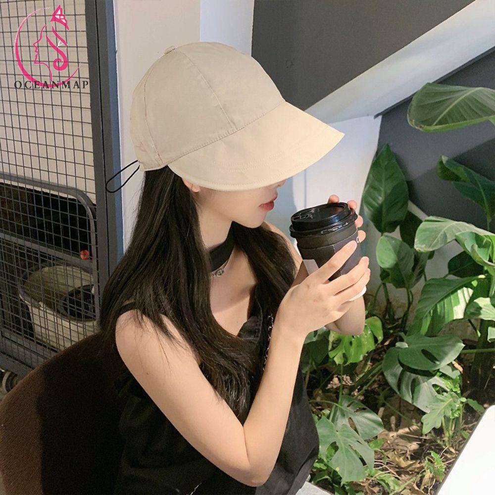 Mũ Lưỡi Trai Chống Nắng Tia UV Tùy Chỉnh Phong Cách Hàn Quốc Thời Trang Cho Nữ