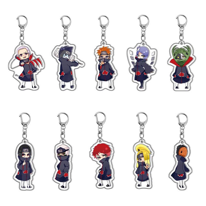 Móc Khóa Acrylic Hình Nhân Vật Hoạt Hình NARUTO Nhật Bản