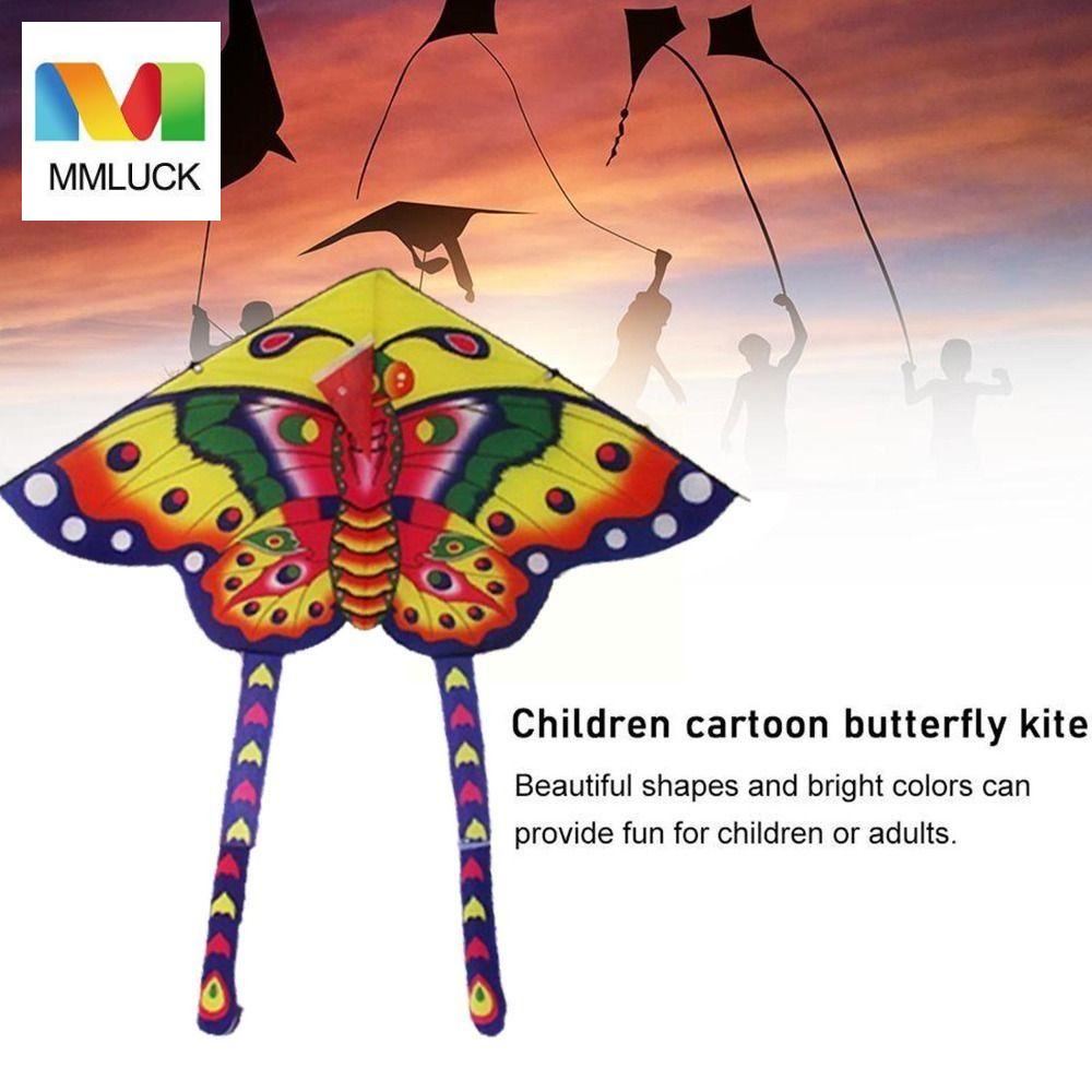 Diều bay MMULCK hình bướm có dây thả và tay cầm cho trẻ em