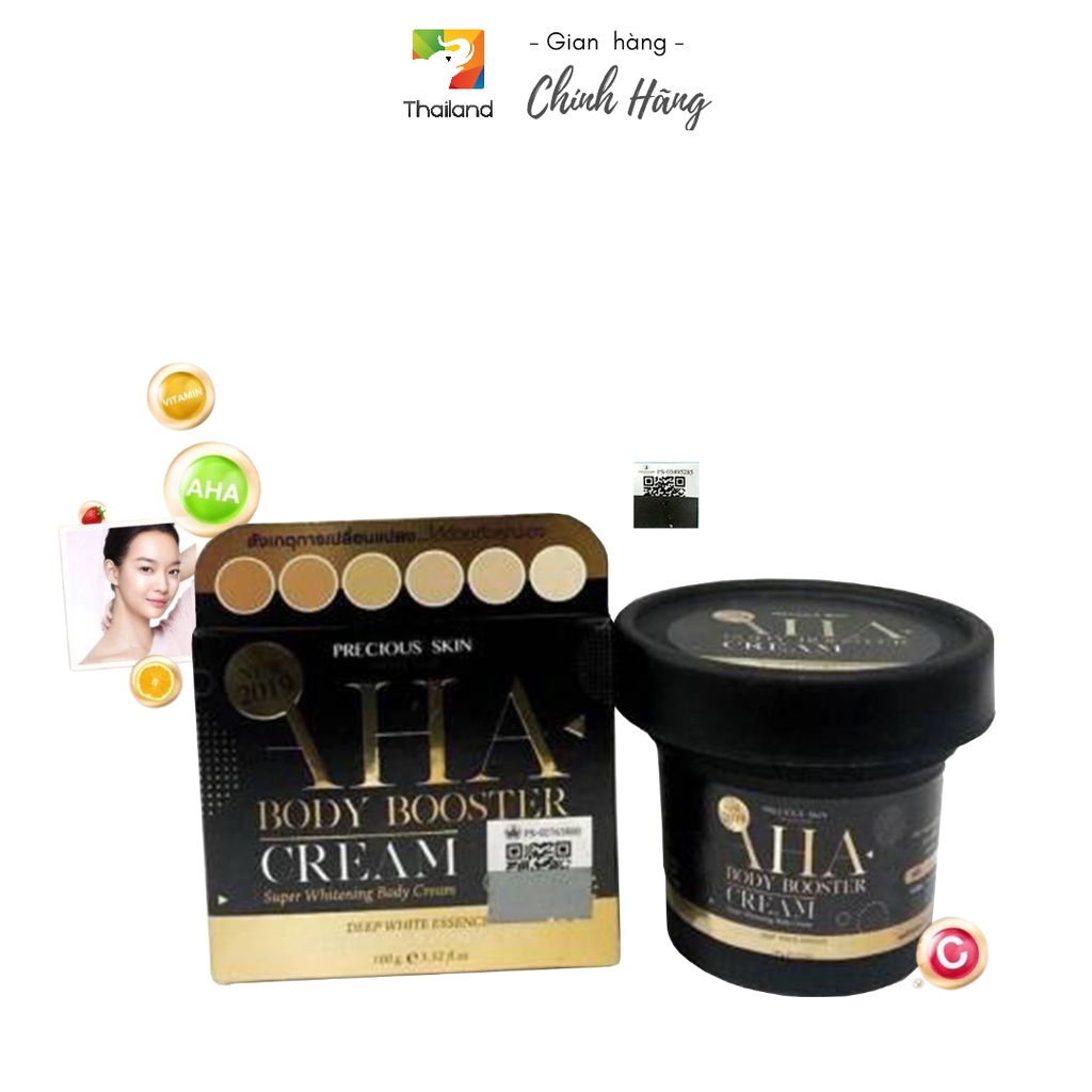 Ủ trắng da cấp tốc Aha Body Booster Cream Thái Lan