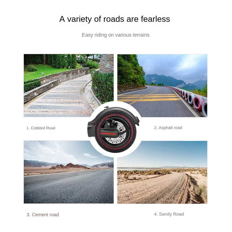 Lốp Xe Trước / Sau Màu Đỏ Trơn Bền Bỉ 8 1 / 2X2 Cho M365 / Pro / 1S Pro 2