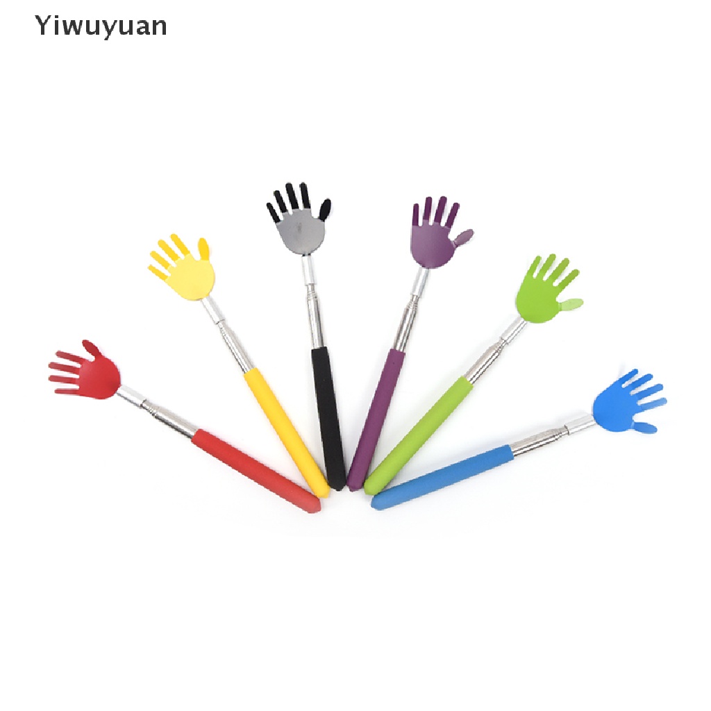 < Yiwuyuan > Cây Gãi Lưng Bằng Kim Loại Kéo Dài Cầm Tay Có Thể Kéo Dài Và Chăm Sóc Nhiệt Độ