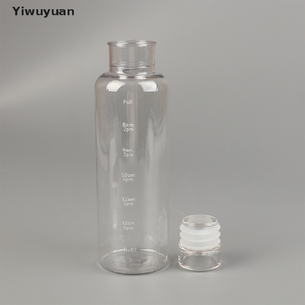 < Yiwuyuan > Bình Nước Trong Suốt Dung Tích Lớn Có Thang Đo Thời Gian Sáng Tạo Giảm Giá