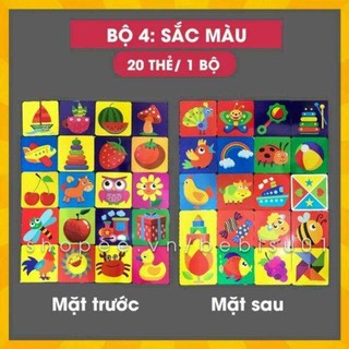Bộ thẻ Flashcard Kích Thích Thị Giác (Trọn 4 tập)