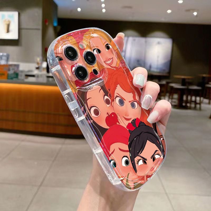 ✅Ốp Điện Thoại Dẻo Trong Suốt Họa Tiết Hoạt Hình Công Chúa Dễ Thương Cho iPhone14 12 7promaxxs / 8p xr 1311
