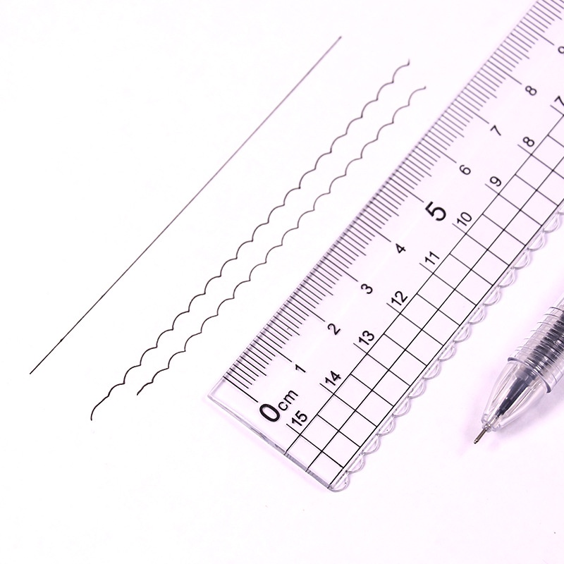 Thước Đo Trong Suốt 15cm Đơn Giản